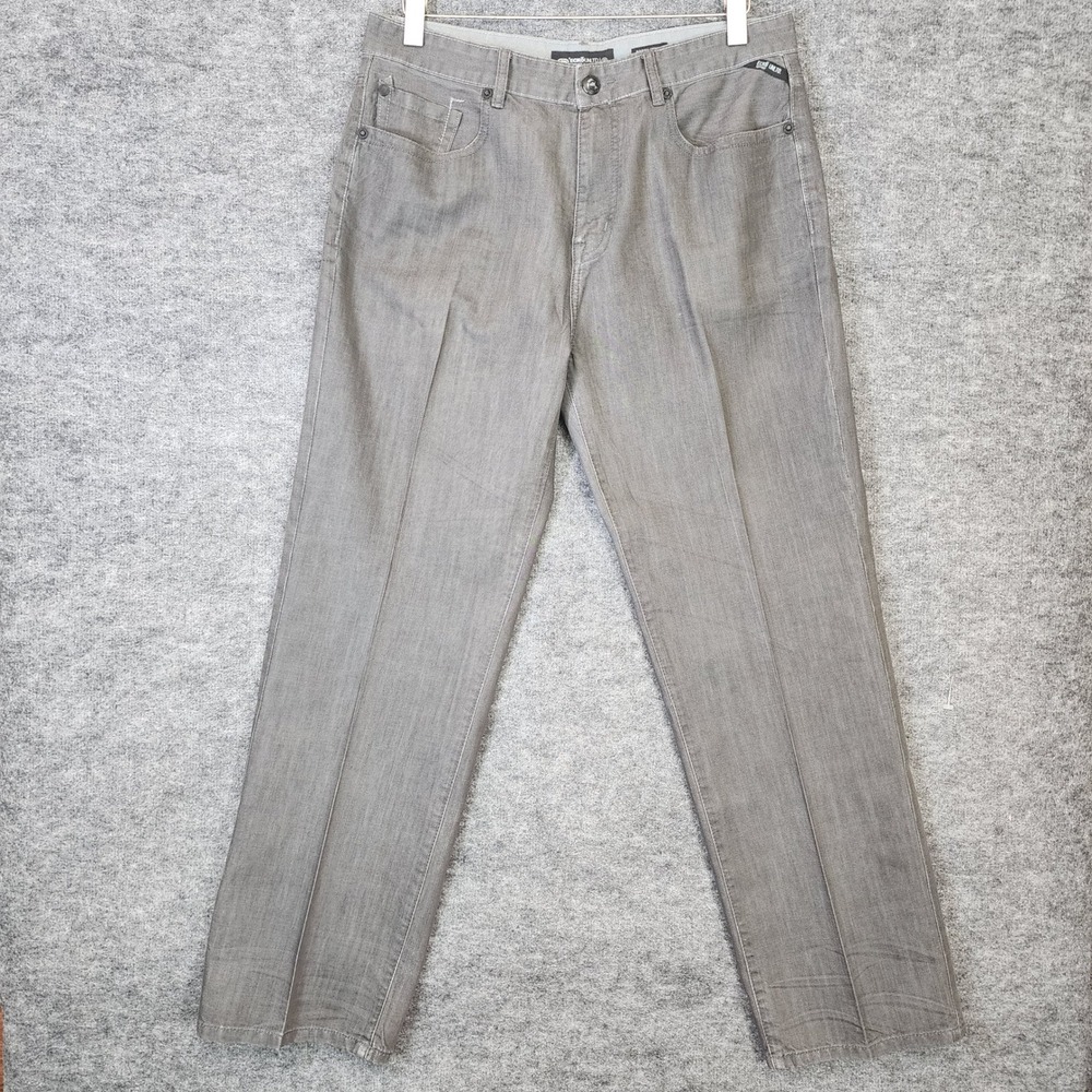 Vintage Ecko Unltd Jeans Mens 36X32 Gray Denim Baggy Fit‎ Hip Hop Skater Grunge